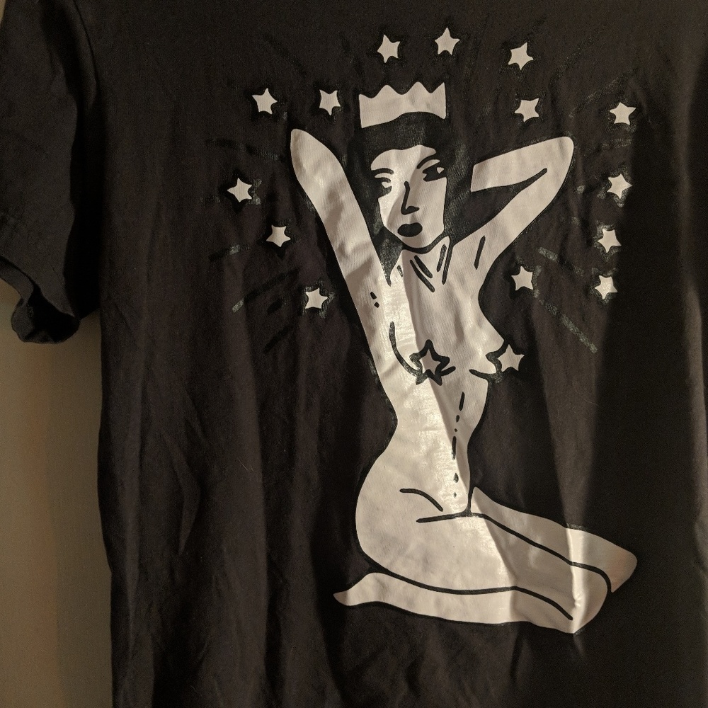Betty Page- style Graphic Tee